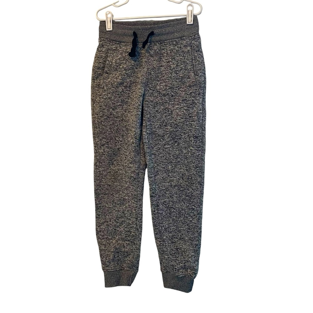 South Pole Youth Black Gray Marbled Size Large Joggers